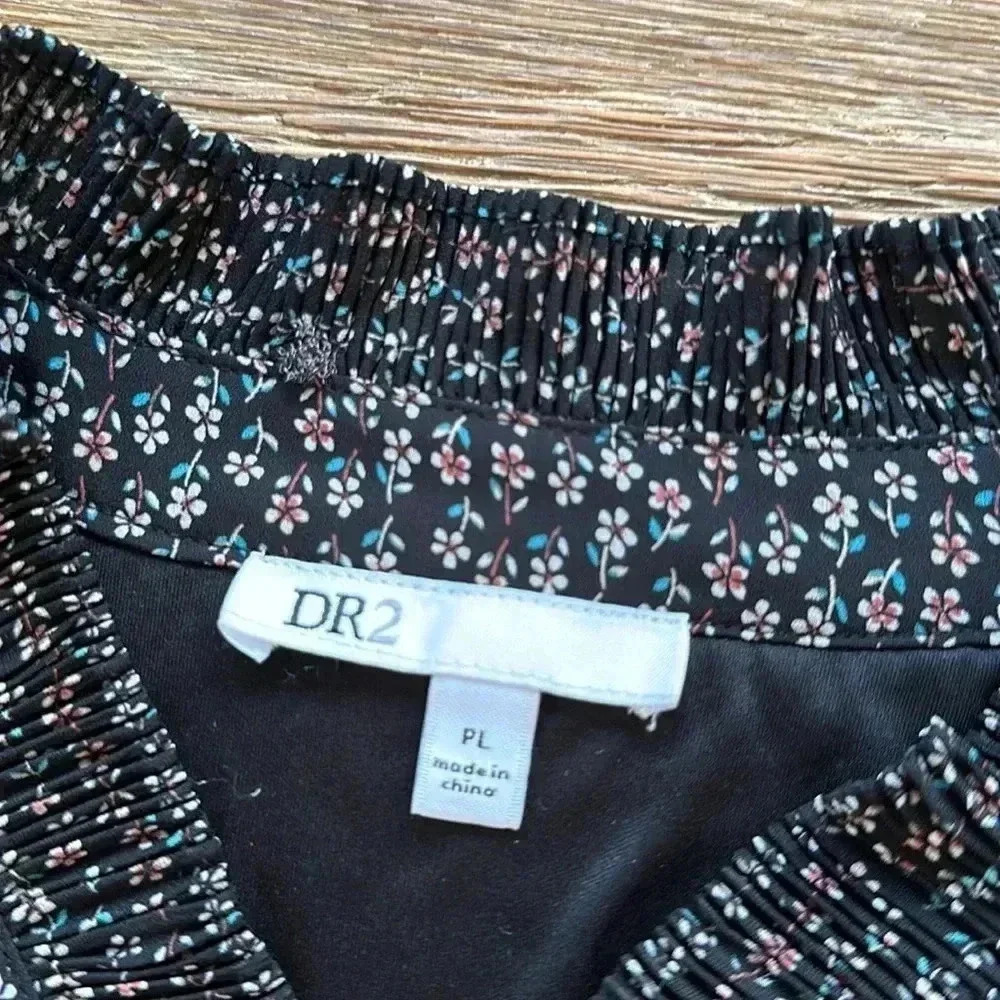 DR2 Bohemian Black Floral Dress - Picture 3 of 3